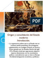 Origen y Consolidación Del Estado Moderno