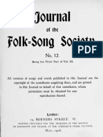 Journal of The Folk Song Society No.12