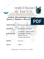 Microbiologia de Alimentos Analisis Microbiologico Leche y Derivados