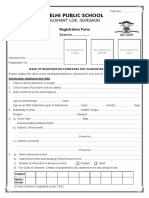 DPS Sushant Lok Registration Form 2017 18