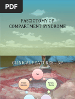 Fasciotomy of Compartment Syndrome