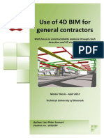 MSC Thesis - Lars Peter Lennert - BIM 4D For General Contractor