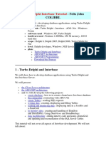 Turbo Delphi Interbase Tutorial