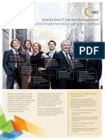 UXC ServiceNow End To End ITSM Brochure