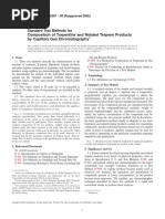 ASTM For Turpentine