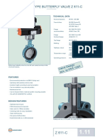 Wafer Type Butterfly Valve Z 611-c