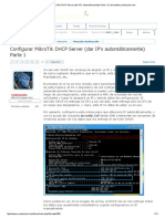 Configurar MikroTik DHCP Server (Dar IP's Automáticamente) Parte 1 - Comunidad Ryohnosuke