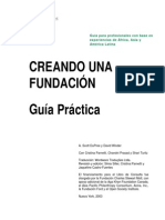 Creando Una Fundación: Guía Práctica para Profesionales Con Base en Experiencias de África, Asia y América Latina