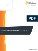 CIS Oracle Database Server 11 - 11g R2 Benchmark v1.0.0