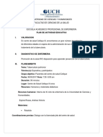 Plan de Sesión Educativa TBC Collique Iii Andrea Espinel