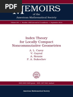 Emoirs: Index Theory For Locally Compact Noncommutative Geometries