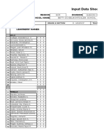 Input Data Sheet For E-Class Record: Region Division School Name