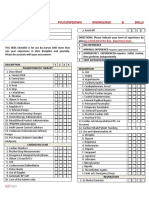 PCU Stepdown Skills Checklist