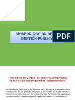 Modernización de La Gestión Pública