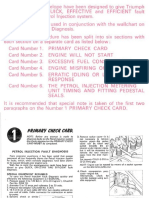 PI - Fault Diagnosis Cards