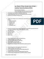 Soal Pendalaman Materi Pilihan Ganda Kelas XI Bab 2. Permasalahan Sosial (Kurikulum 2013) PDF