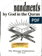 Commandments by God in The Qur'an