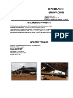 Informe Tecnico Estructura de Galpones para Leche