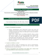 Maratona Discursivas Cespe 2017 PDF Carreiras Policiais Correto