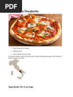 Pizza Margherita: Ingredients: Per 6 Servings