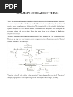 Dual Slope Integrating Type DVM