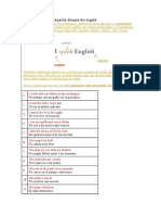 40 Ejemplos de Presente Simple en Ingles