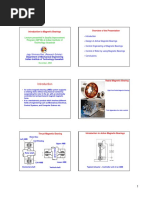 Introduction To Magnetic Bearings Overview of The Presentation