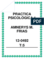 PRACTICA PSICOLÓGICA Tareas 5 y 2