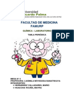 Informe Quimica - Laboratorio 2