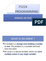 Arrays in PHP