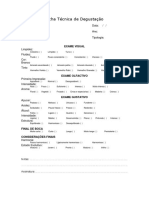 Ficha Técnica de Degustação