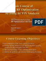 ACTIX and Basic CDMA Voice Optimization