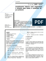 NBR 10515 - Revestimento Interno Com Argamassa de Cimento para Tubos e Conexoes de Aco-Carbono PDF