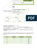 Ficha Trabalho 27 Ligação Covalente