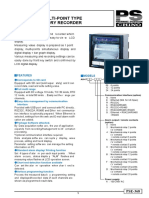 Multi-Point Type Hybrid Memory Recorder: 180mm Chart Ah4000 Series