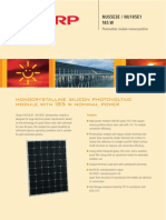 Sharp Solar Panel Specifications