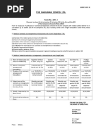 The Hanuman Estates LTD.: Form No. AOC-2