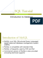 Mysql Tutorial: Introduction To Database