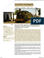 Spanish Railway Blog Archive Ferrocarril de Triano Á La Ria de Bilbao y Ortuella (Á San Nicolás) (Propiedad de La Diputación de Vizcaya)