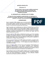 Decreto 2609 de 2012 Gestion de Documentos Electronicos de Archivo