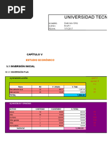 Estudio Economico Con Riesgo U.T.N Gaby