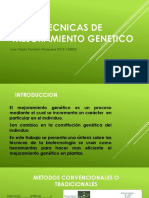 Tecnicas de Mejoramiento Genetico