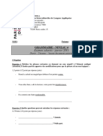 Sujet Et Corrige de L Examen Terminal de Janvier 2011 Niveau 4