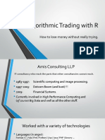 LondonR - Algorithmic Trading in R - Malcolm Sherrington - 20131203