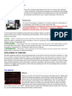 History of Computer Development