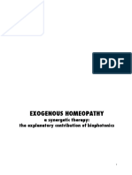 Exogenous Homeopathy by Stanciulescu