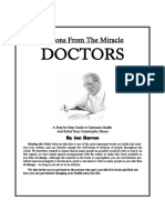 Lessons From The Miracle Doctors - Jon Barron - Ebook Medicine Health Cure Illness Healing Altern PDF