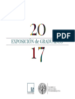 Catalogo de Exposicion de Graduados 2017 de La Escuela de Artes Plasticas y Diseño