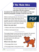 Main Idea (Reading Comprehension) PDF