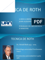 Tecnica de Roth Presentacion